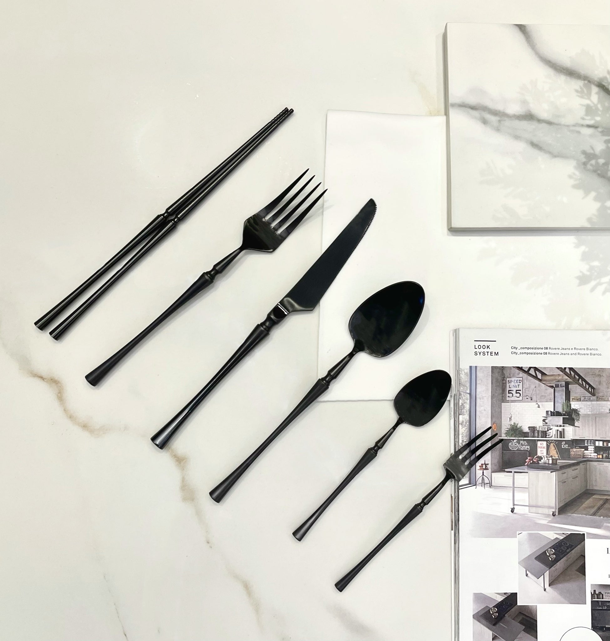 (6 Colors, 1PAX) Parisian Cutlery Set