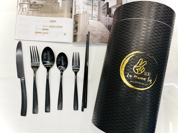 (2 Colors, 6PAX) European Cutlery Set