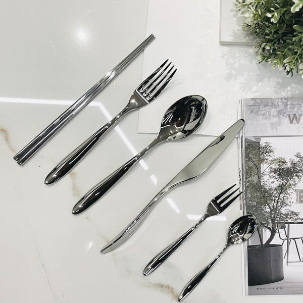 (3 Colors, 6PAX) Classic Cutlery Set